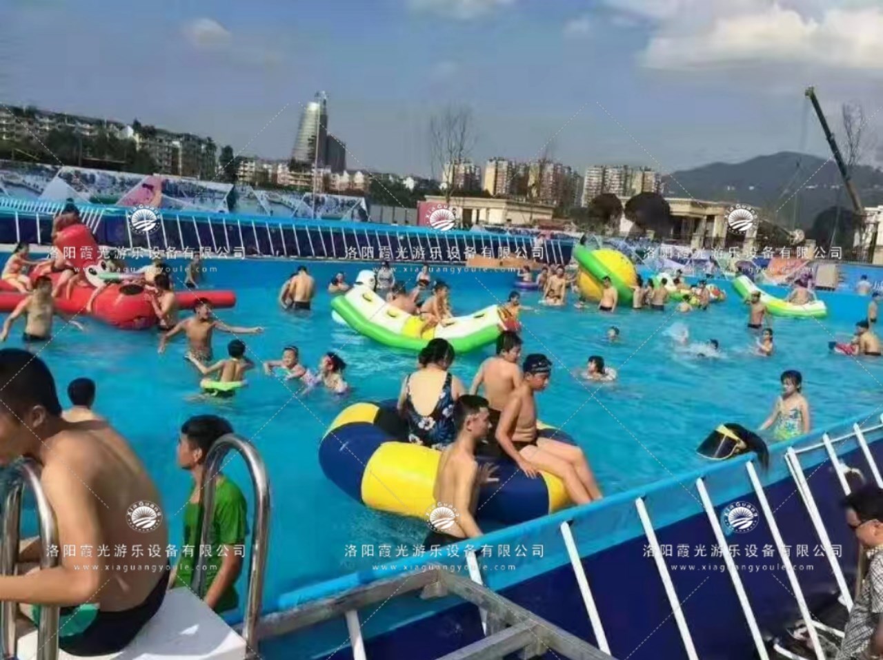 都匀水上乐园支架泳池
